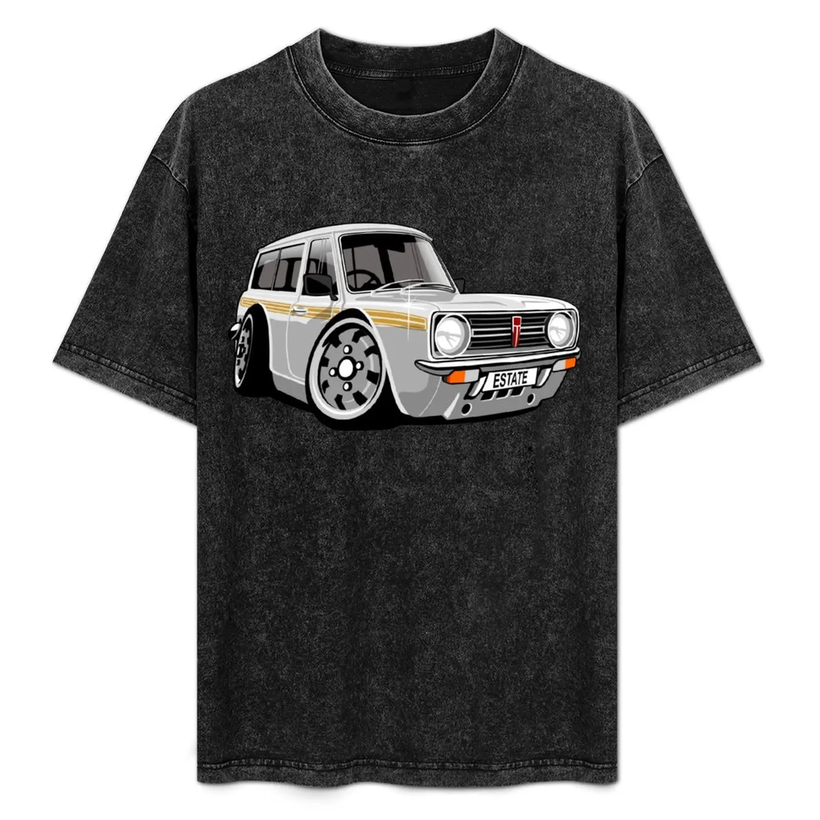 

Classic BL Clubman estate caricature white T-Shirt Halloween Casual T-Shirt