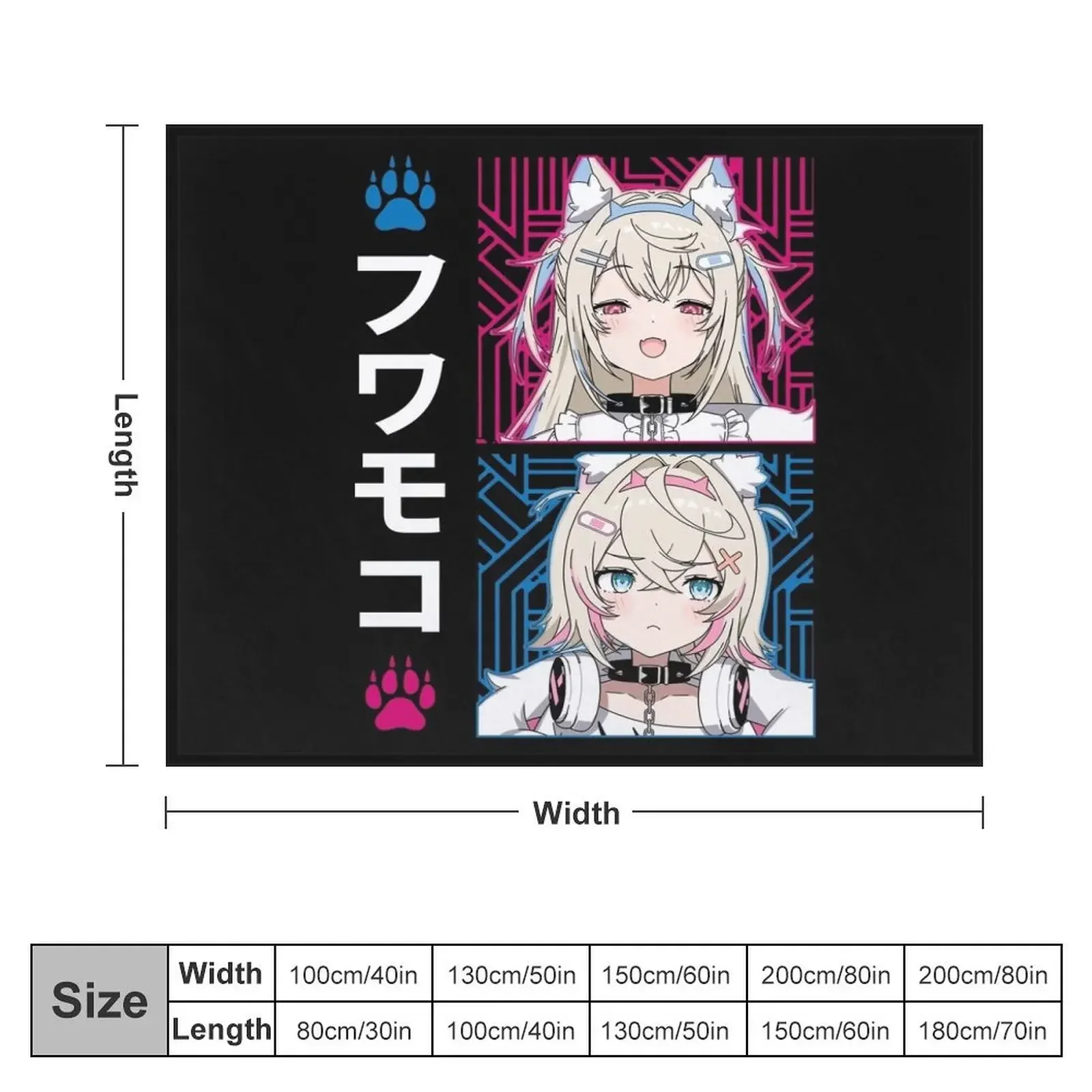 FuwaMoco Advent Throw Blanket Softest Furry Summer Blankets