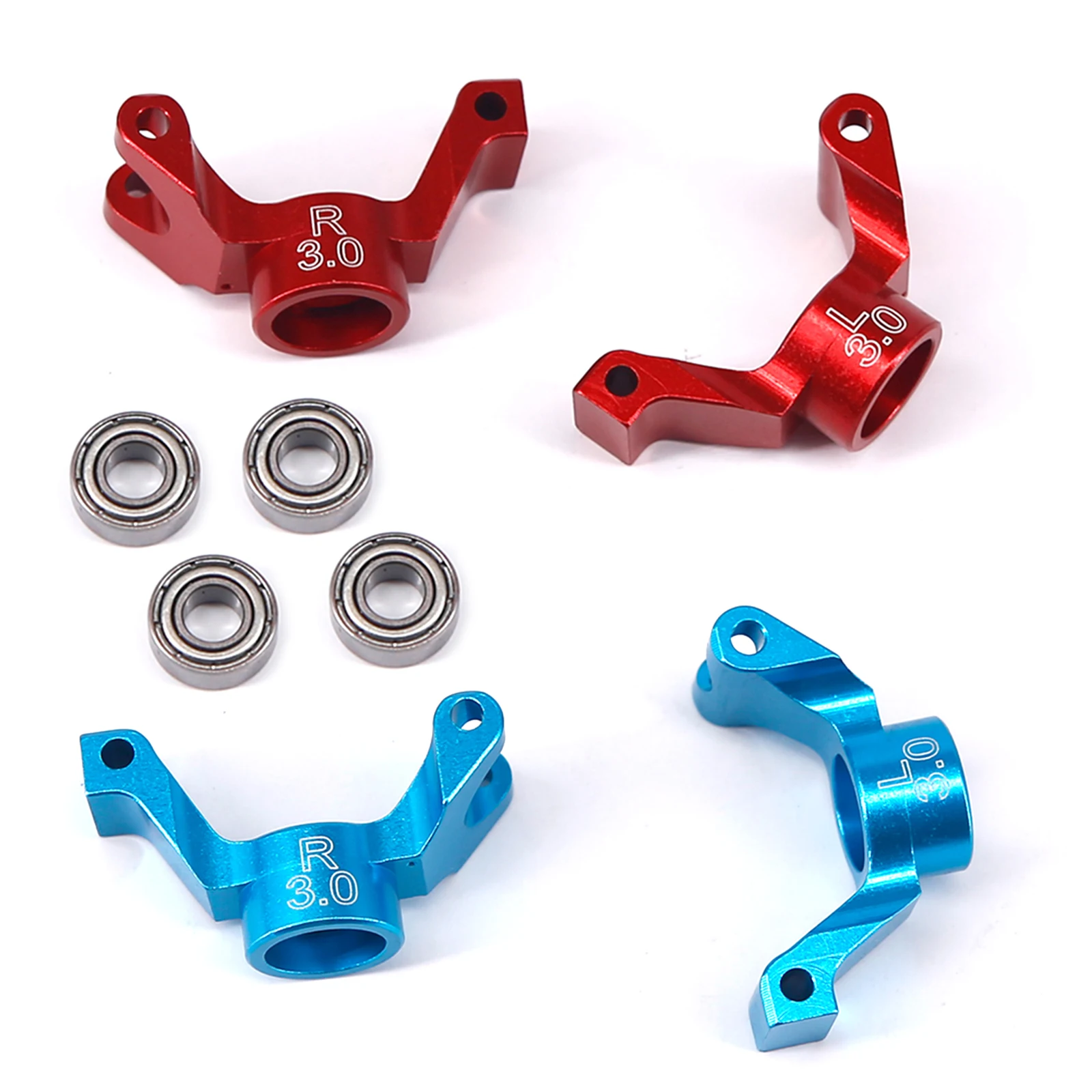 RC  for 1/10 Tamiya TT01 TT-01 RC car Left / Right 3.0 Degree Rear Uprights