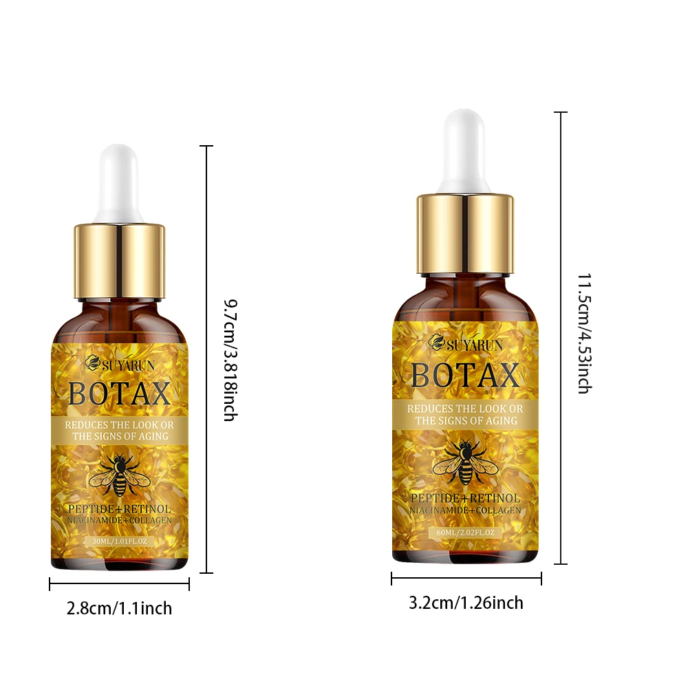 SUYARUN Botax Sérum Tratamiento facial antienvejecimiento, reductor de arrugas y crema reafirmante de la piel, cuidado facial de rápida absorción.