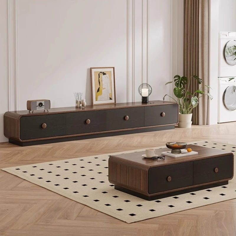 Modern Vintage Tv Cabinet Wooden Luxury Handles House Tv Stand Background Supports Mobili Per La Casa Saldi Home Accessories