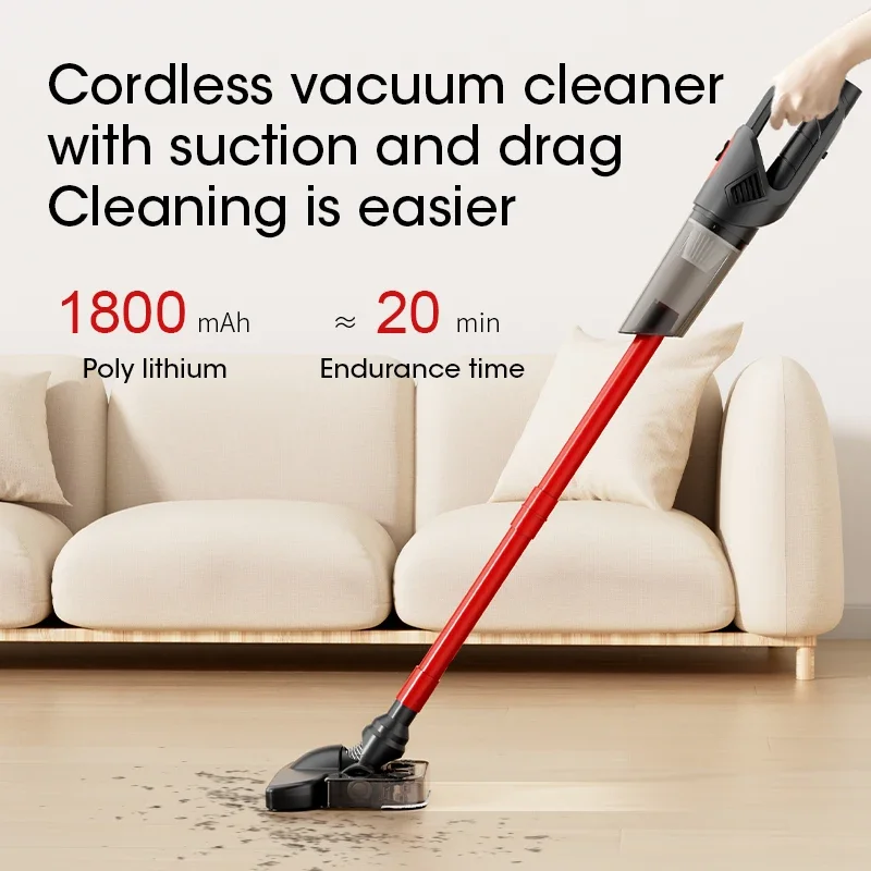 XIMEIJIE Wireless Vacuum Cleaner 4000PA Suction Household Cleaning Tools Multifunctional Sweeping and Dragging Integration Gift