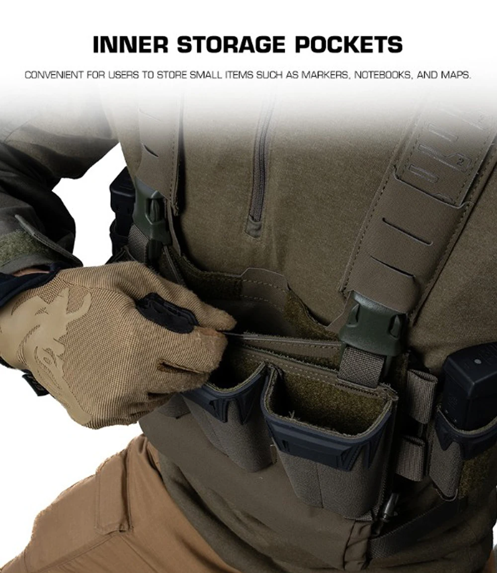Chest rig modulaire détail produit