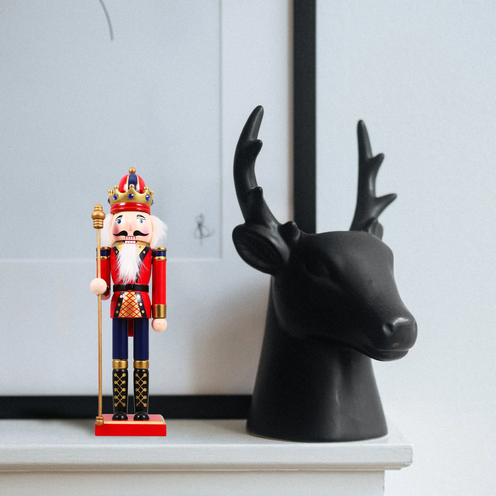 

Christmas Ornament Nutcracker Figures Decorations Artificial Desktop Man Nutcrackers Ornaments
