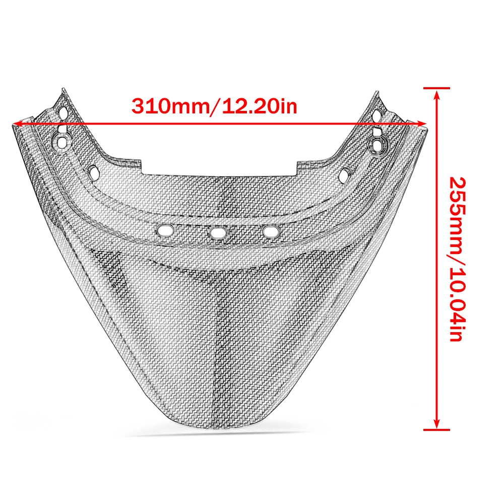 For Yamaha TMAX560 2022 2023 Carbon Fiber Black Rear Behind Cover Tmax 560 T-MAX560 Motorcycle Fairings Tail Light Cover Cowl