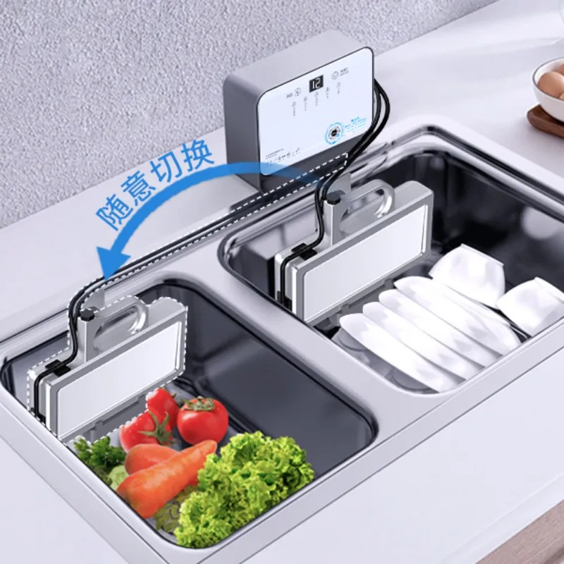 Ultrasonic Dishwasher Household Small Automatic Desktop Dishwasher Sink Installation-free Fruit And Vegetable Cleaning Machine