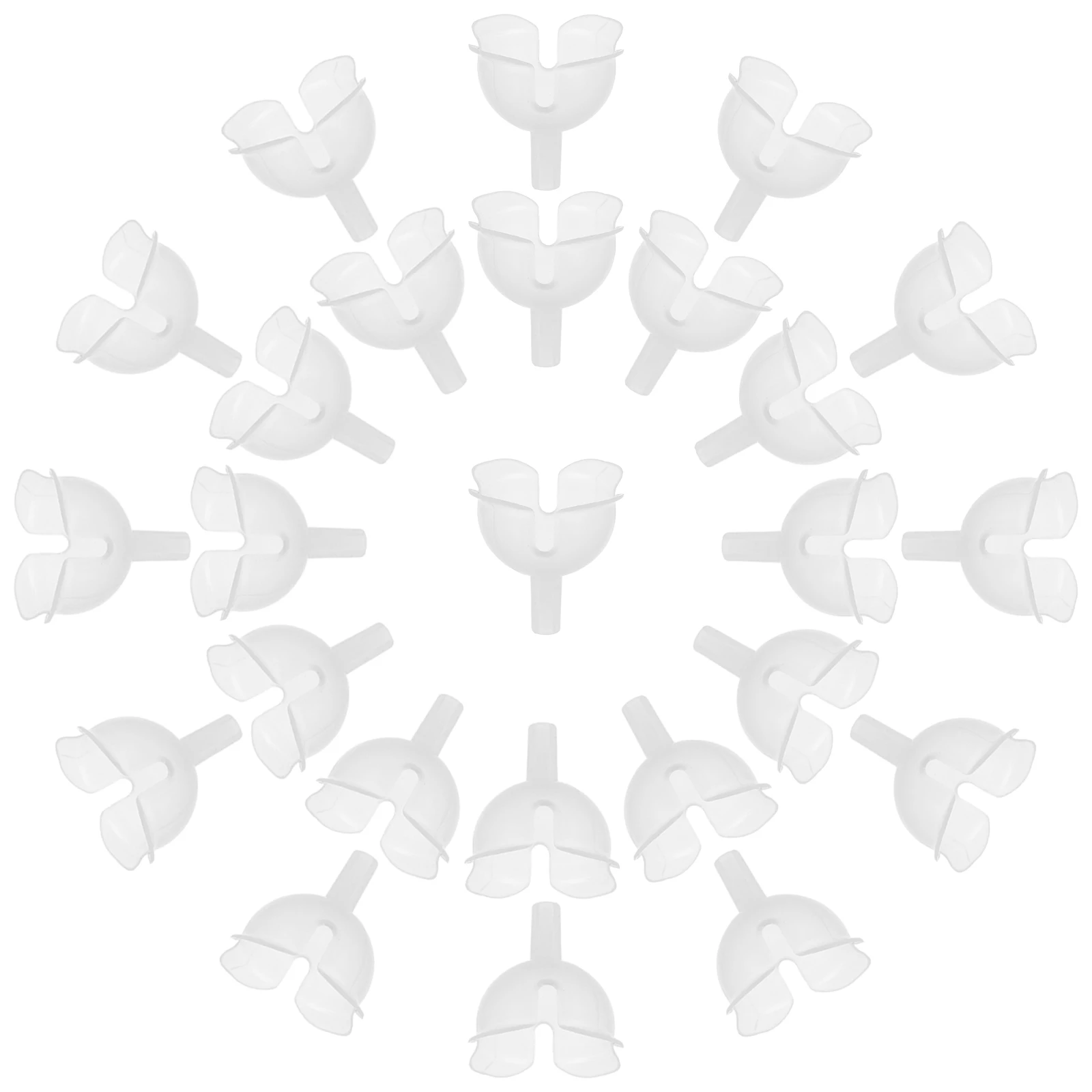 

100 Pcs Chocolate Bouquet Basehold Wedding Holder Flower Packaging Support Ball Plastic Bottom Bracket for