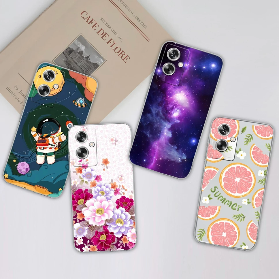 Custodia per Oppo A79 A2 5G custodie per telefoni trasparenti Pretty Sweetgirl custodia posteriore antiurto in Silicone morbido per OppoA79 A 2 Capa Funda