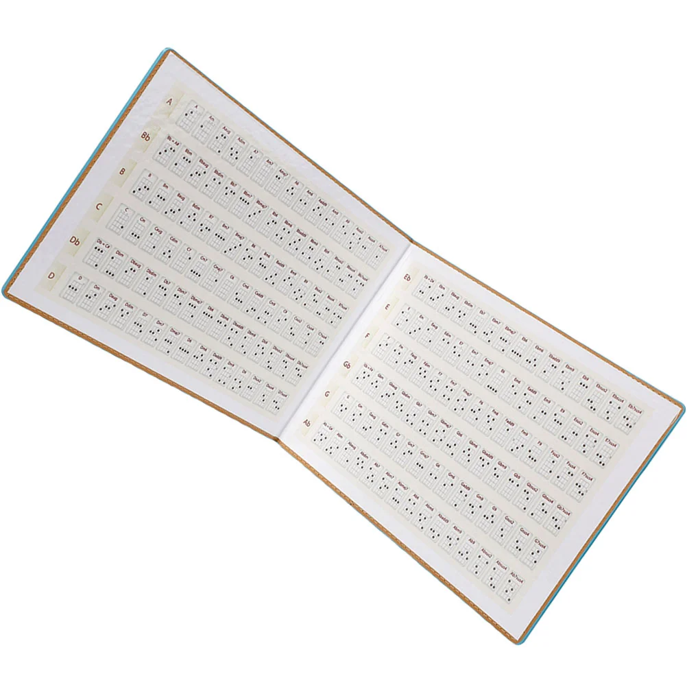 

Ukulele Chord Practice Chart for Beginners Kids Guide Book Wall Diagram Clear Printing Service Life Practical