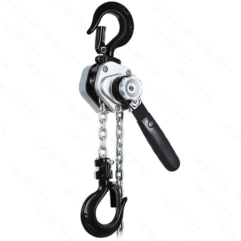 Aluminum alloy miniature hand pull hoist 0.25t0.5t0.75t mini hand pull hoist portable traction tightener