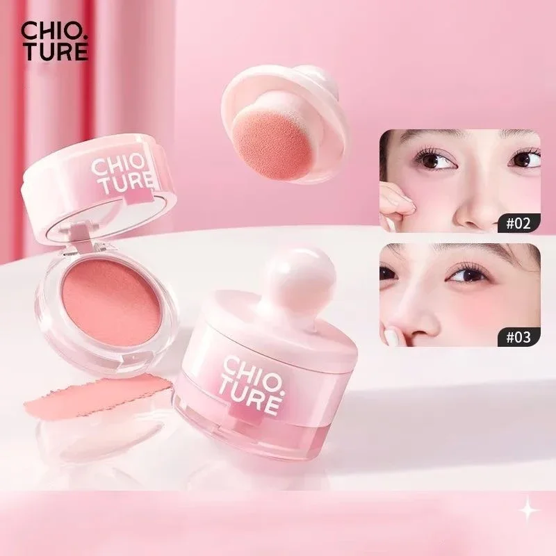 

CHIO TURE Blush Makeup Blusher Cream Highlighter Contour Cute Long Lasting Vegan Makeup Korean