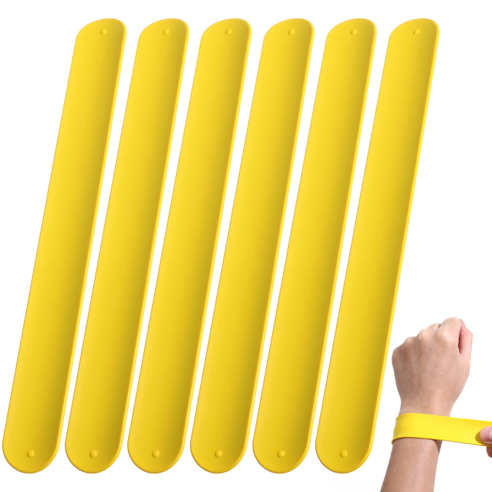 Bracelets à claquettes en Silicone, 10 pièces, pour enfants, garçons et filles, cadeaux de fête, flexibles et légers