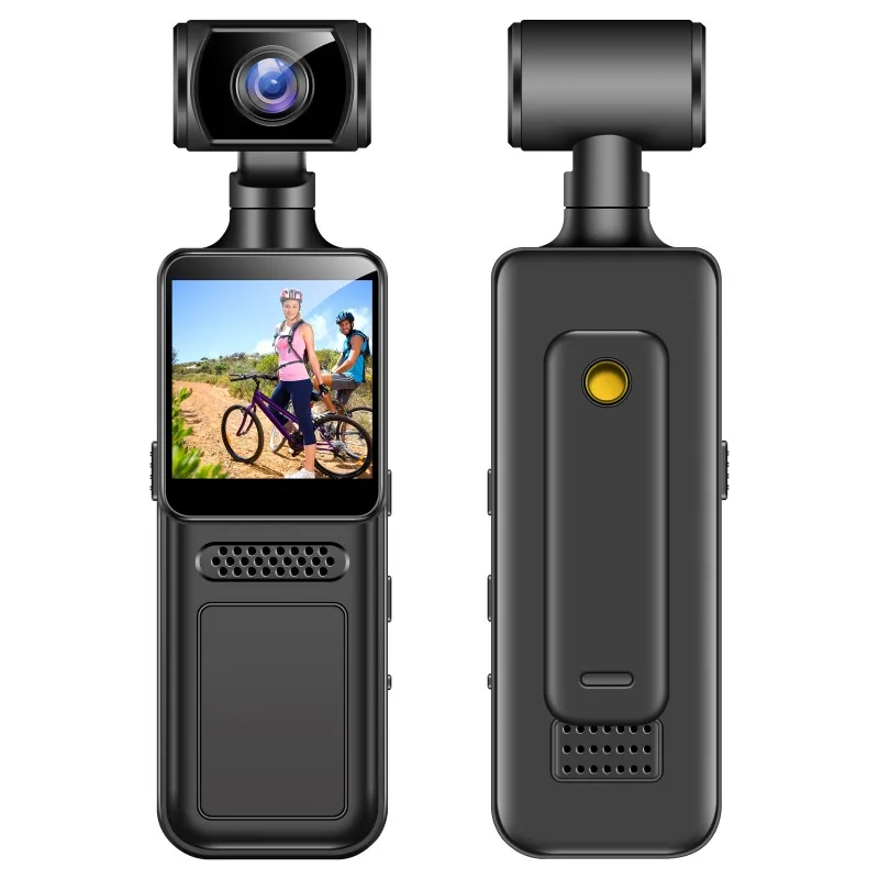 WIFI handheld M12 high definition law enforcement instrument sports audio and video pocket camera rotating riding 4K camera