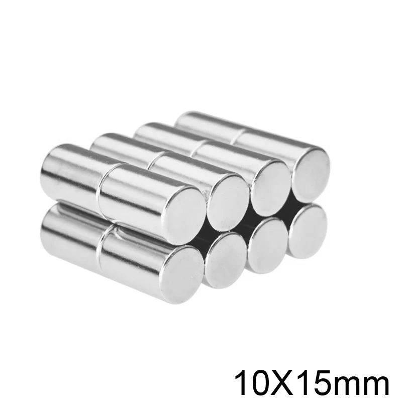 5/10/20/50pcs 10x15 mm Neodymium Super Strong Magnets 10mmX15mm Permanent Round Magnet 10x15mm Powerful Magnetic Magnets 10*15