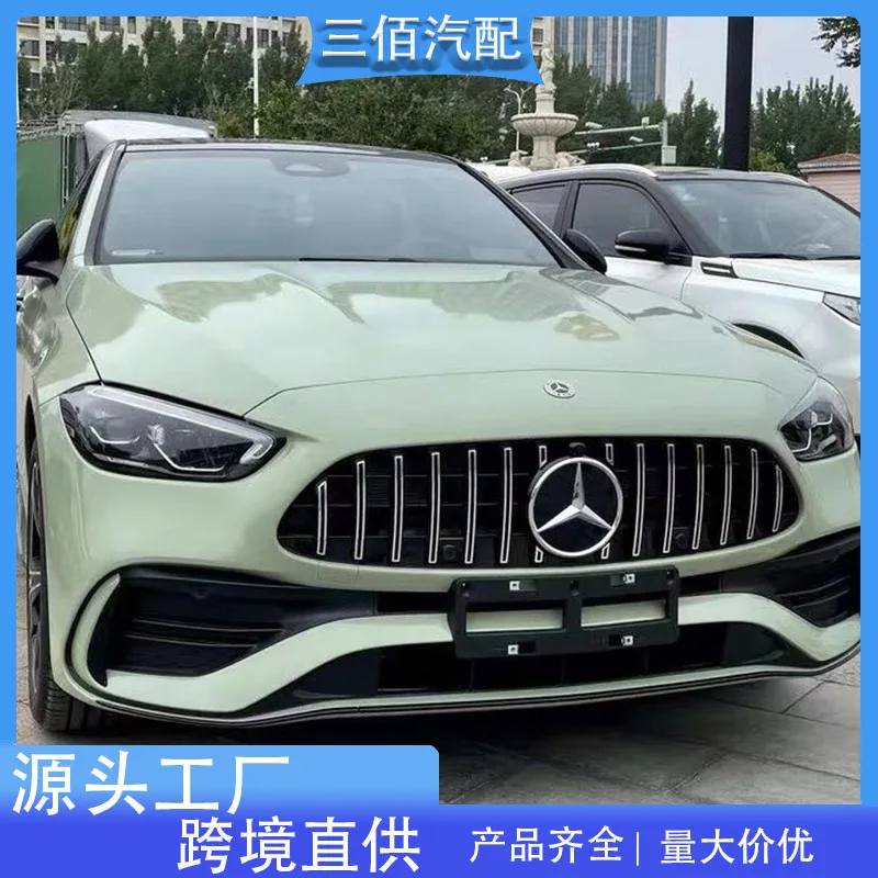 

suitable for Mercedes-Benz 22 New C- Class GT Medium Mesh W206 Modified GT Horizontal Bar Black Medium Mesh Forward Air Grille
