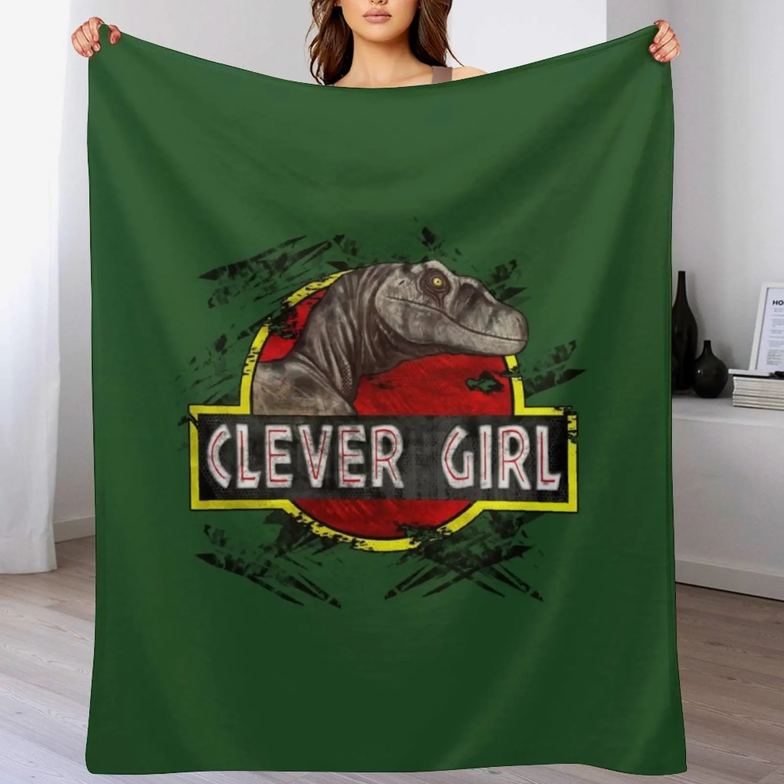 Clever Girl Throw Blanket Summer Decorative Sofa Blankets