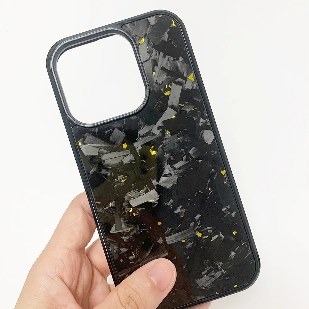 卸売 高品質 本物の鍛造カーボンファイバー製 iPhone 11 12 13 14 15 16 Pro Max用 耐久性のある高級保護ケース