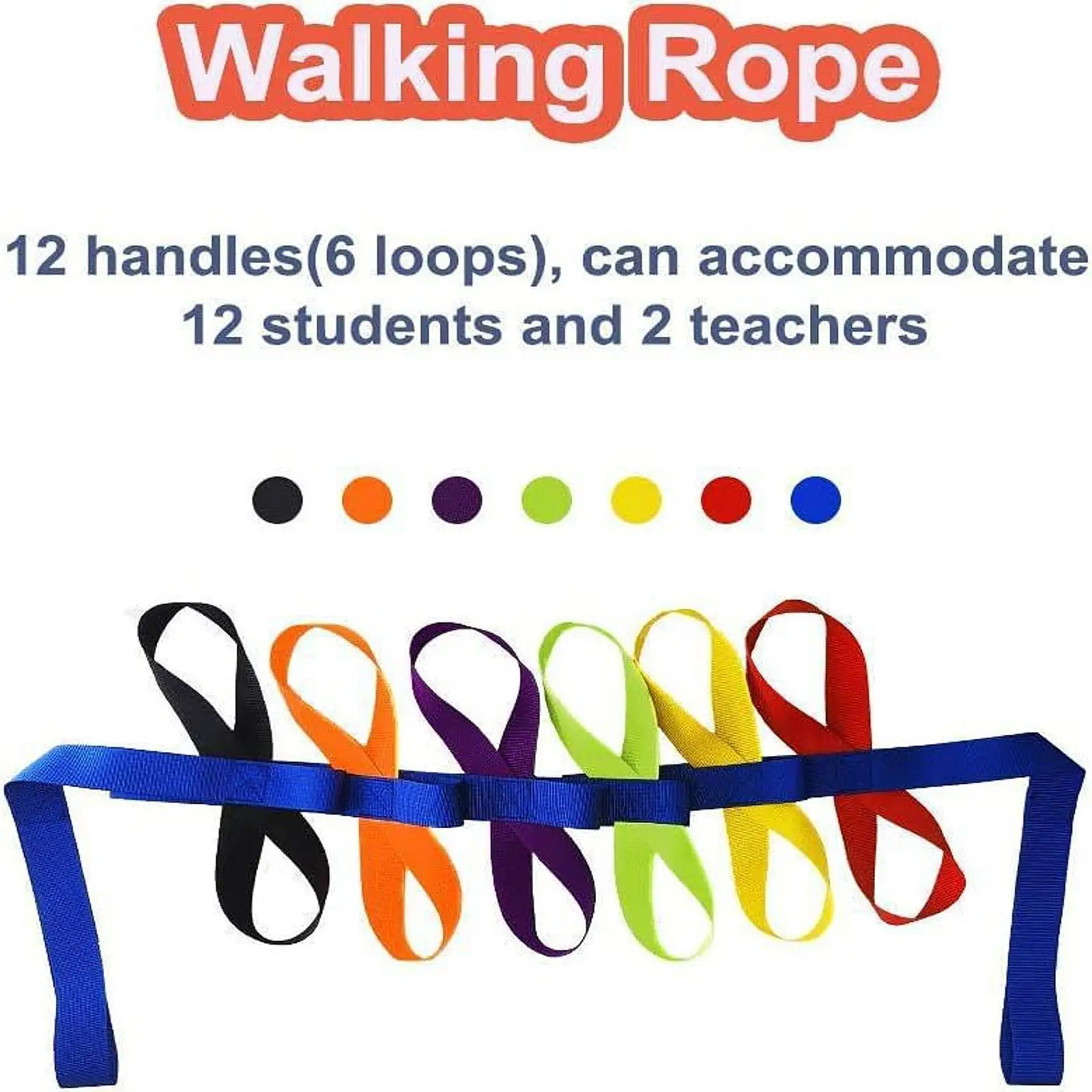 

Walking Rope Nylon Rope Toddlers Leash for Games Daycare School Kindergarten
