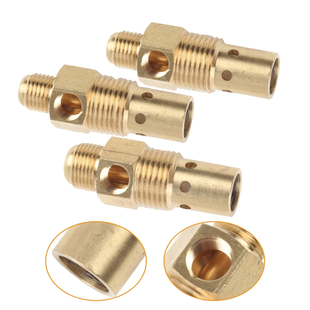 For Safety Maintenance Brass Check Valve Pressure Relief Valve Gold Color High Pressure Overpressure Protection Brass Material