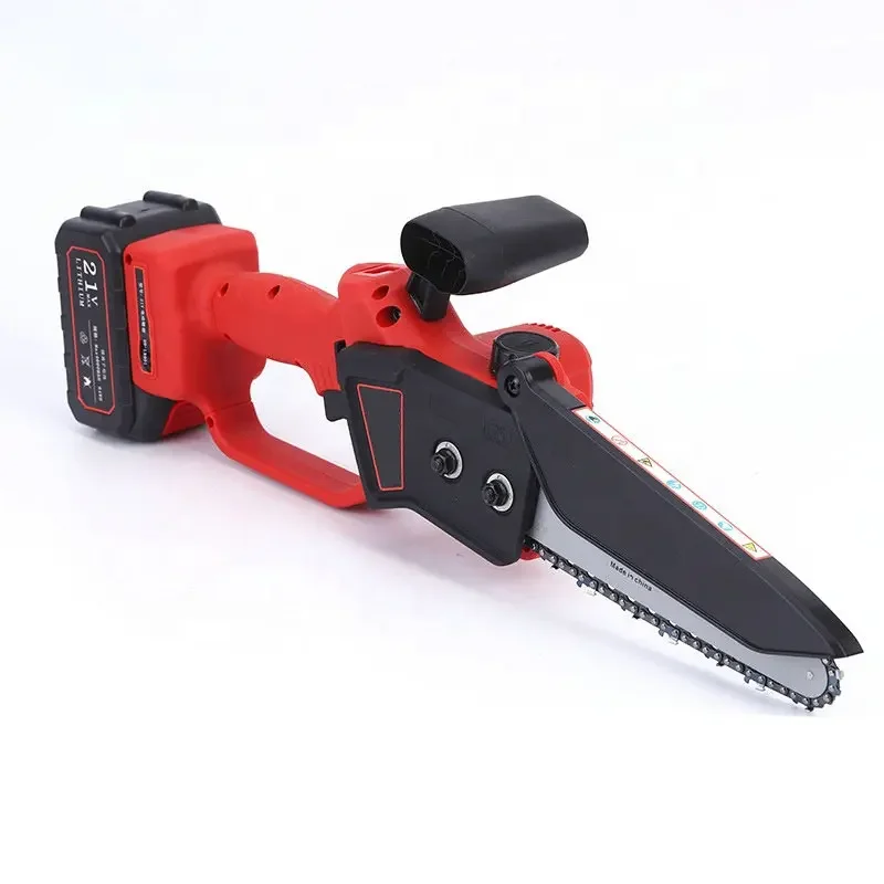 High Speed Aluminum Gearbox Brushless Auto Oiling Cordless Chainsaw Li-ion Battery Chain Saw with Extension Pole