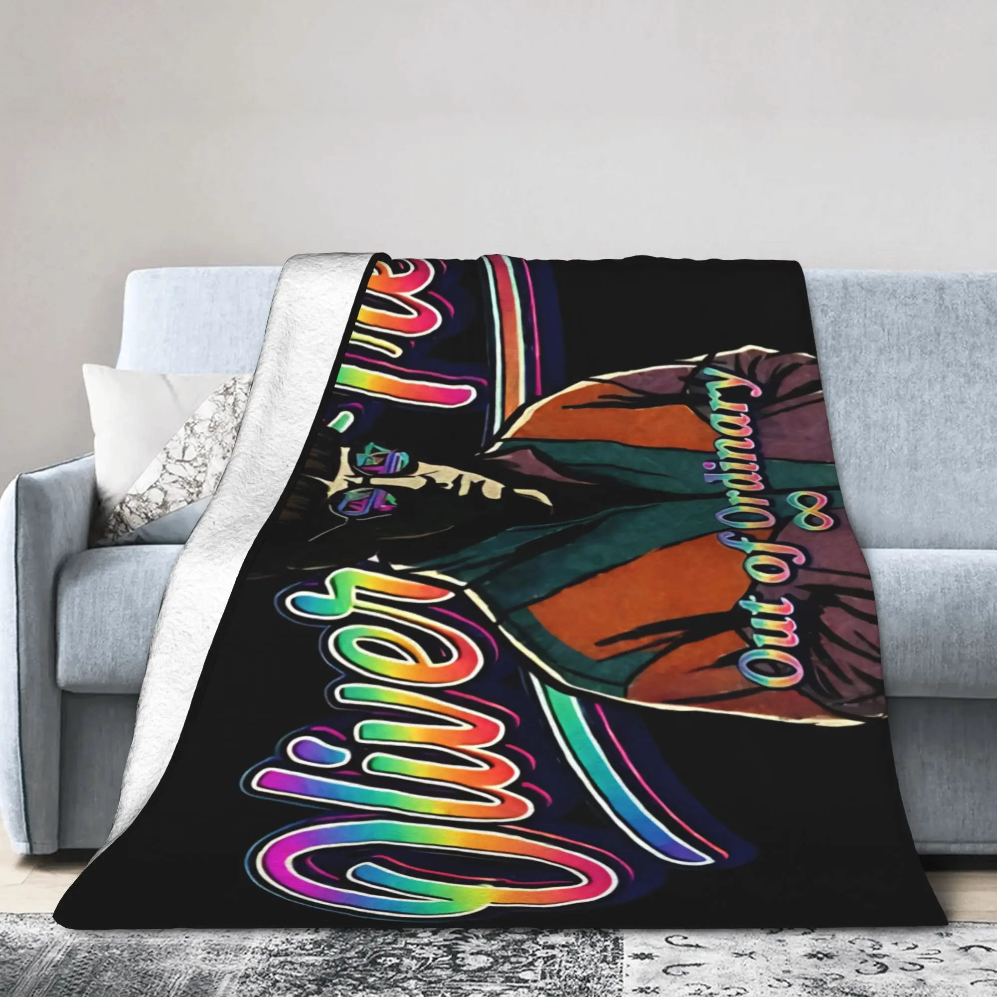 Oliver Tree Rest In Peace 1993 to 2026 Memorial Blanket  Fuzzy Throw Blankets Summer Air Conditioning Personalised Bedspread