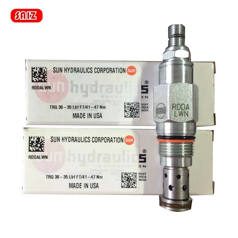 RDDA-LWN  RDDALWN RDDA LWN RDDA-LWV RDDALWV SUN Hydraulics Original Threaded Cartridge Valve Relief Insert
