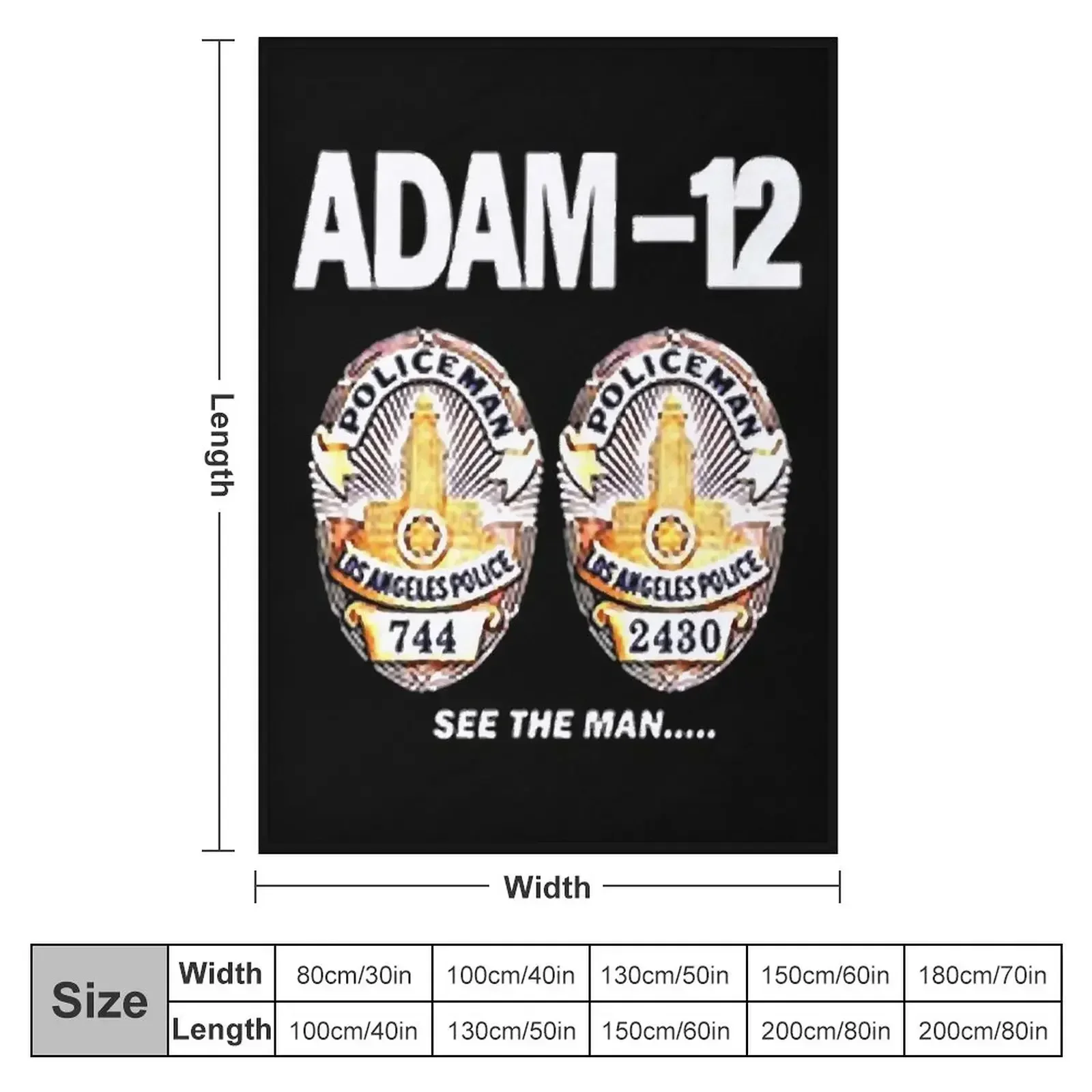 A.dam-12 TV Series 7.0's Retro Throw Blanket Designers Decorative Sofa Cute Weighted Moving Vintage Blankets