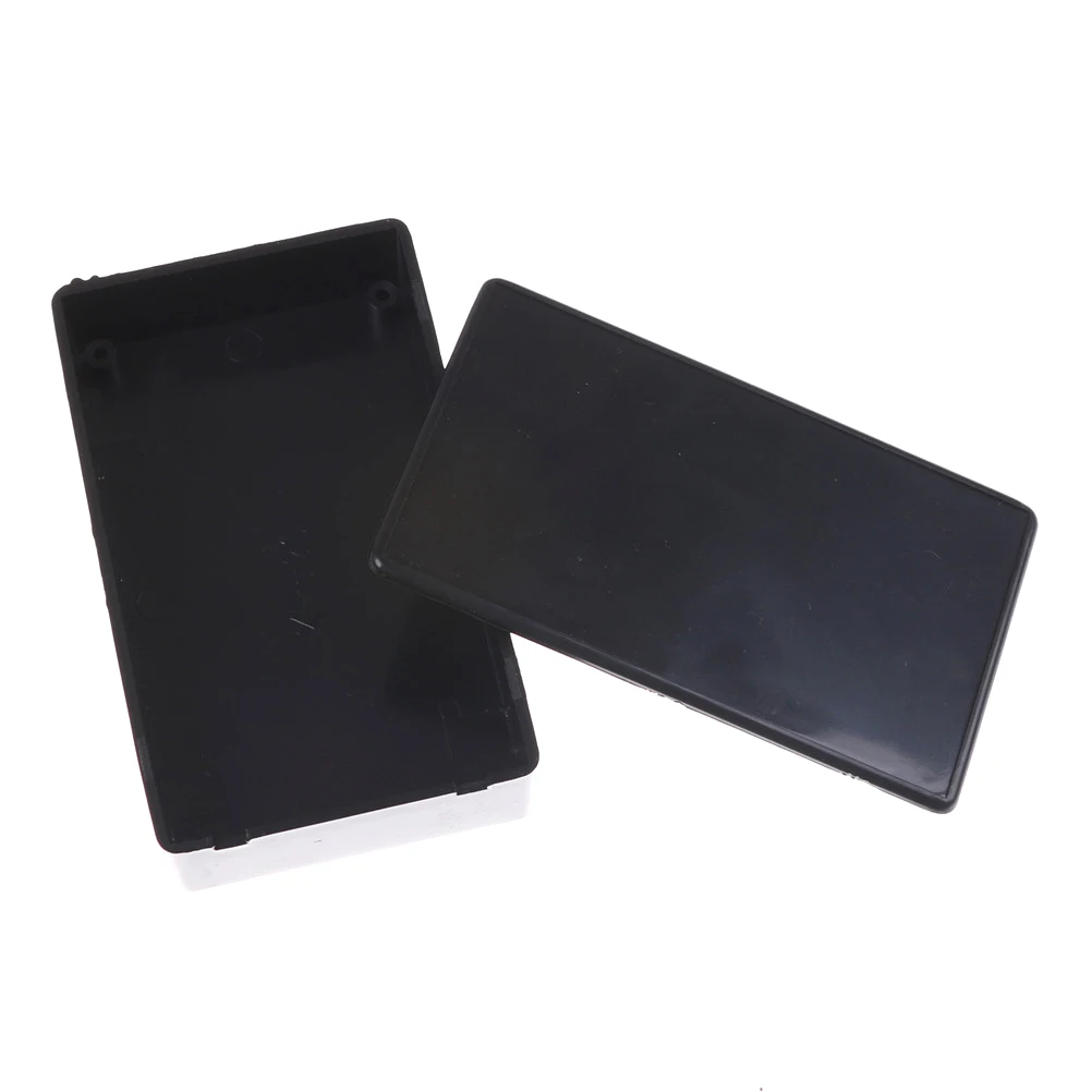 1pcs Waterproof Black Housing Instrument Case ABS Plastic Project Box Storage Case Enclosure Boxes Electronic Supplies