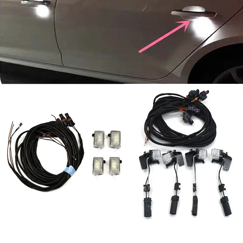 

For Audi A4 B9 8W Q5 A6 C8 A5 LED Exterior Door Handle light Door knob Welcome Light 8WD 947 133 8WD 947 134
