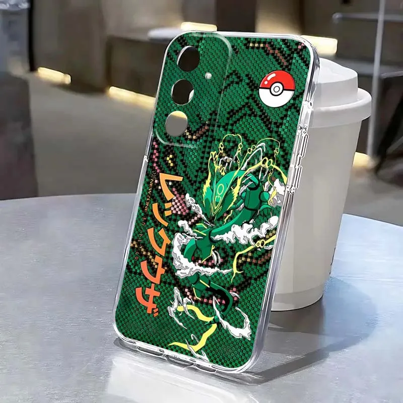 

P-Pokemons R-Rayquazas Luxury Phone Case For Samsung Galaxy S26 S25 S24 S23 S22 S21 S20 Edge Plus Ultra FE 5G Transparent Soft