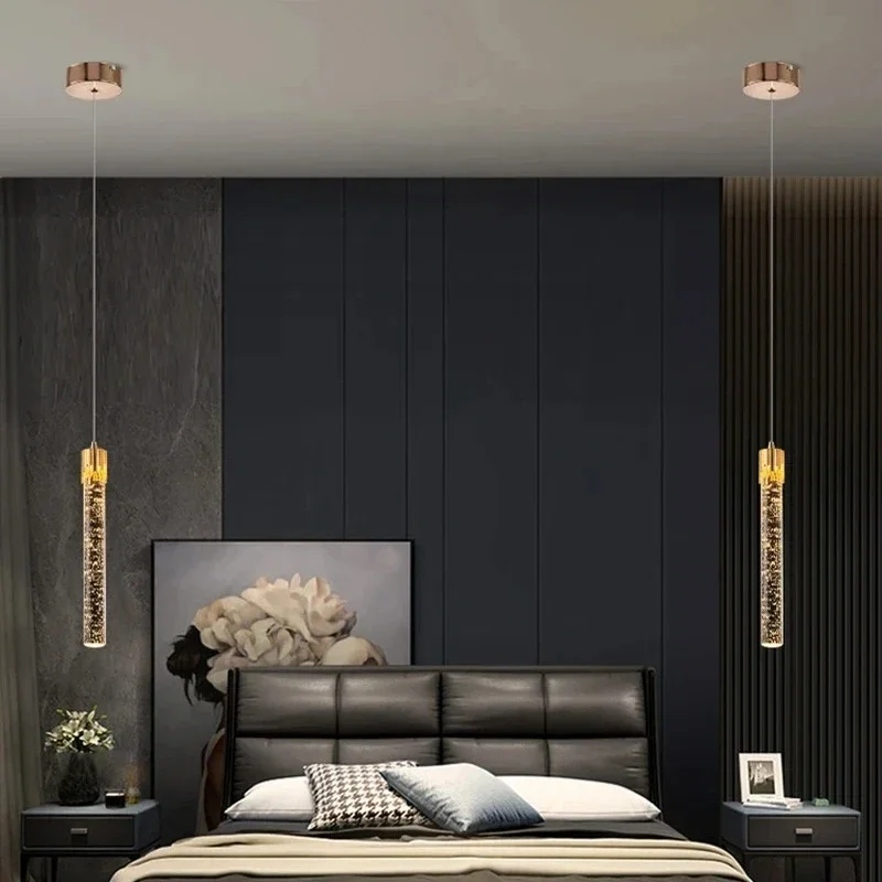 ‌Modern Luxury LED Gold Pendant Lamp with Easy Installation for Living Dining Room Kitchen Bedroom Ceiling Chandelier Lighting