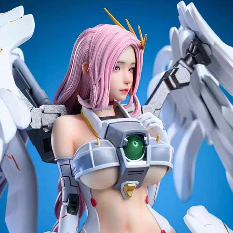 (In Stock) (W_5659) 1/6 WING SNOW WHITE PRELUDE Unpainted Unassembled Garage Kit White Resin Model Kit