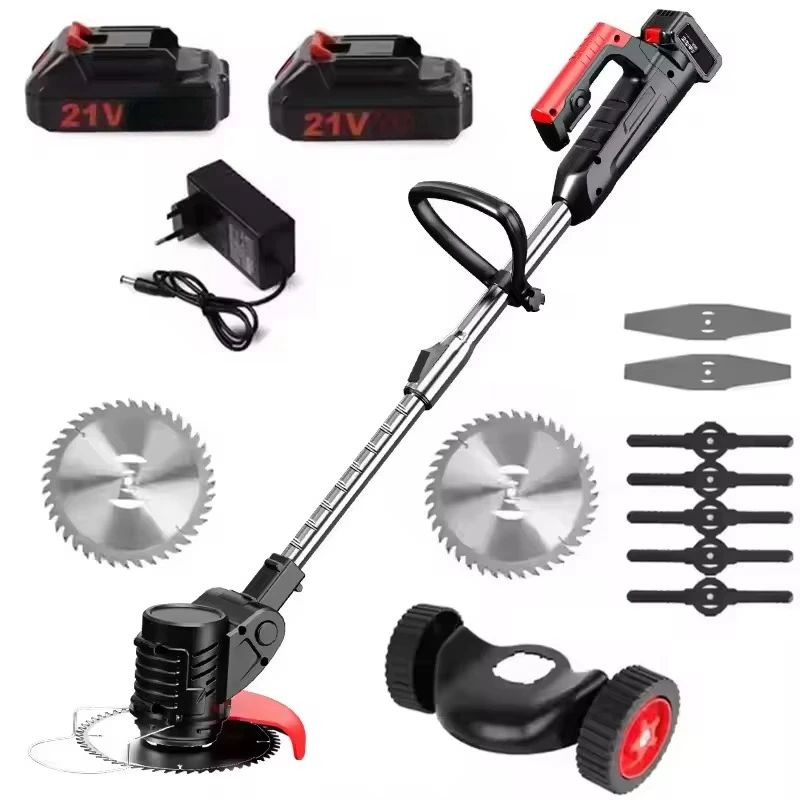 

Новый дизайн, 1200 Вт, на батарейках, регулируемая складная ручка «сделай сам», 12 дюймов, для резки на открытом воздухе, 360 градусов ° Портативная косилка 21 Вт мощностью 1200 Вт