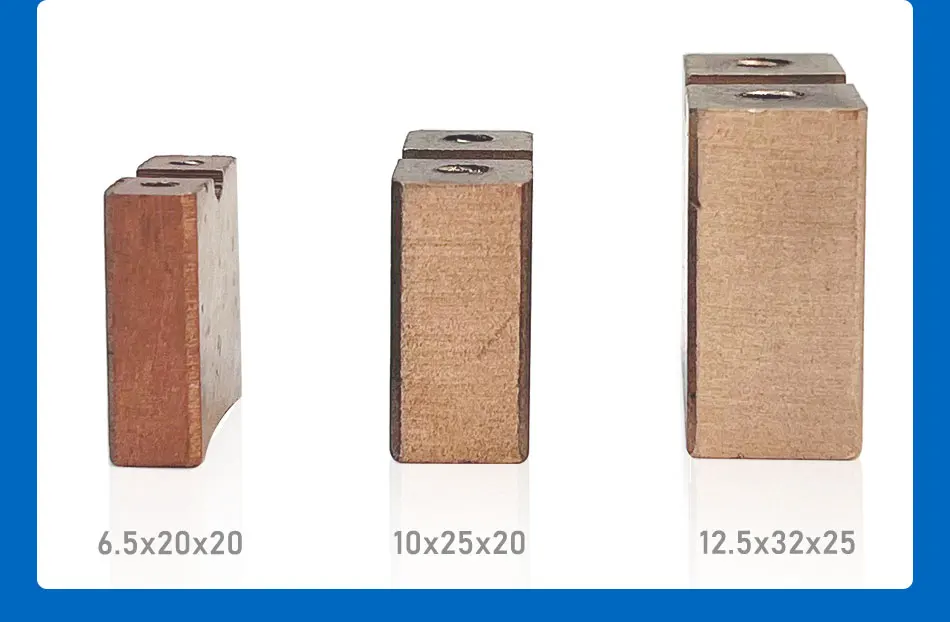 Jumpasit Kohlebürstenblöcke J164 Sets mit Kupferbürstenhalter für Kabeltrommelmaschinen 6,5x20 10x25 12,5x32mm – Detail 4