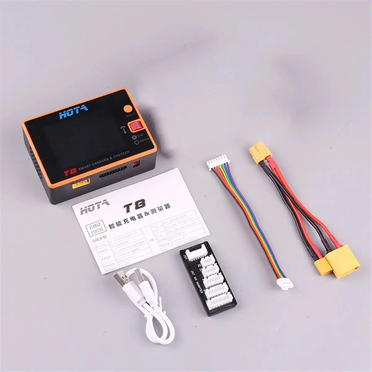 Y2249A*☀▃ T8 Charger 1-8S Lithium Battery FPV Drone 22A Current 650W