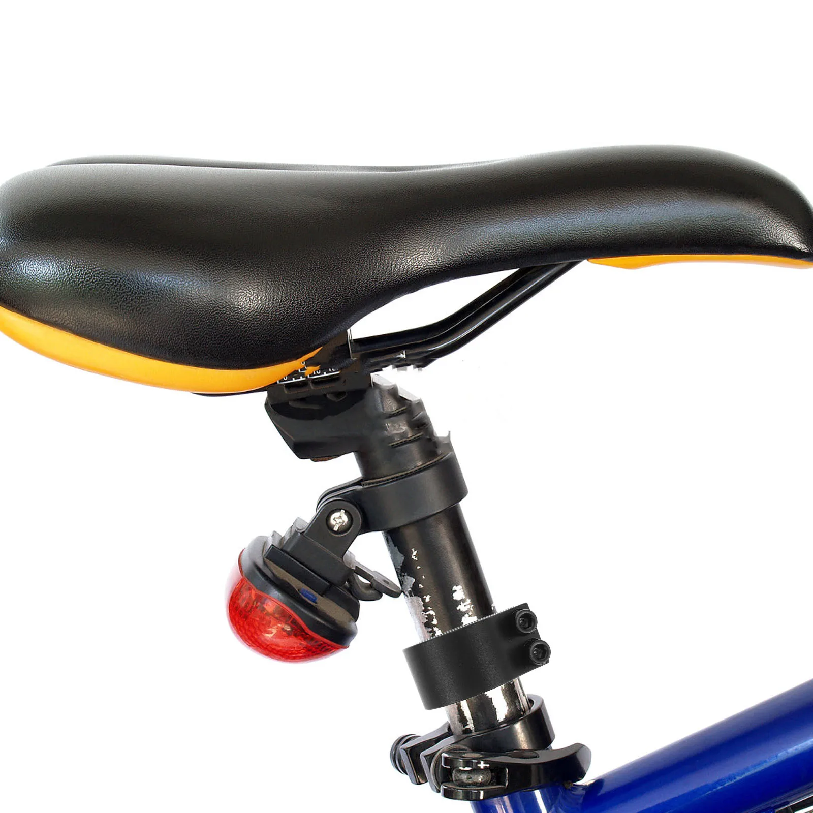 

2pcs Bike Seat Post 34.9Mm Dual Bolt Bicycle Seat Clamp Quick Release For Road Mountain Secure Fastening Sturdy Aluminum Alloy