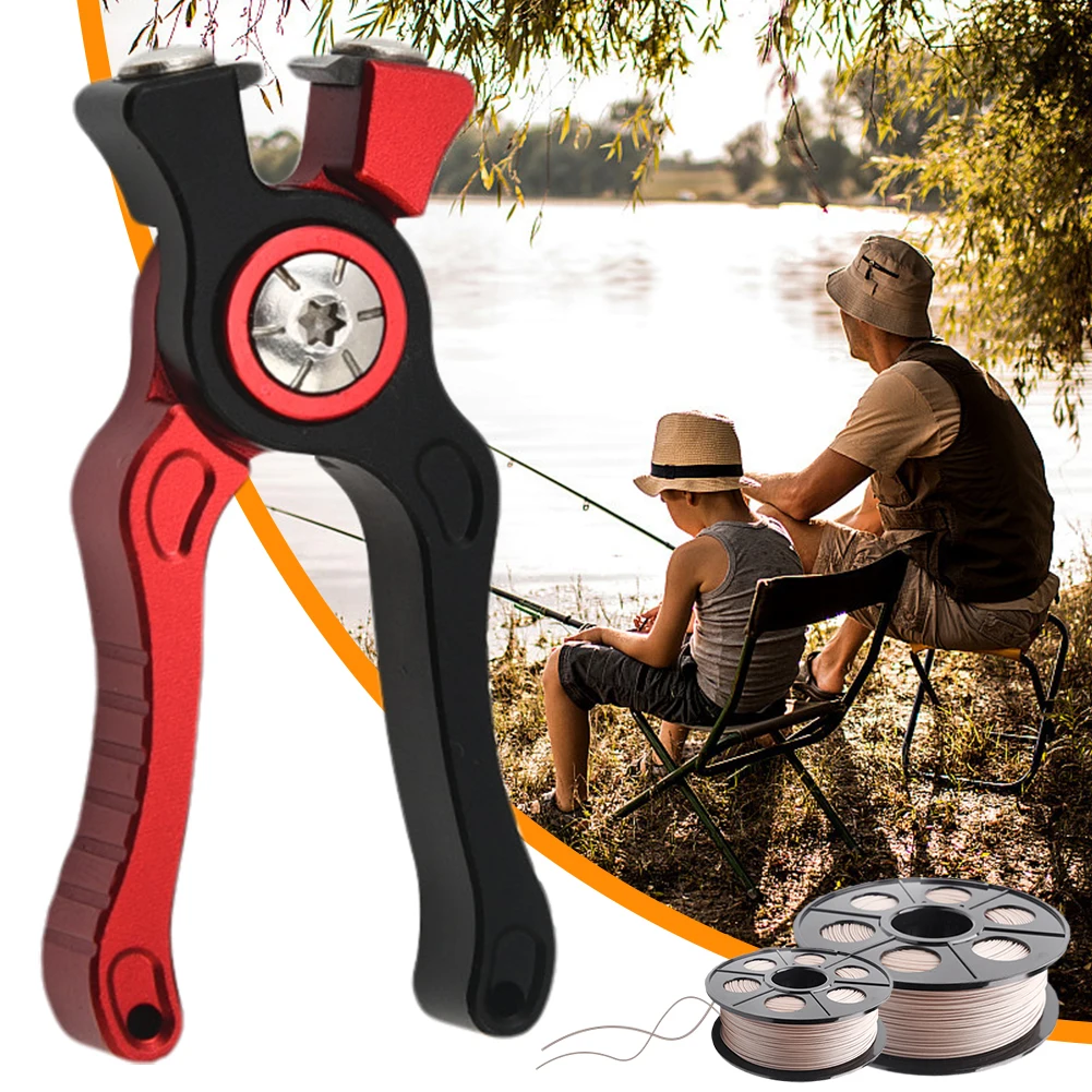 미니 낚시 가위 브레이드 가위, 알루미늄 합금 낚싯줄 클리퍼 니퍼, 미끄럼 방지 핸들, 플라이 낚시 장비