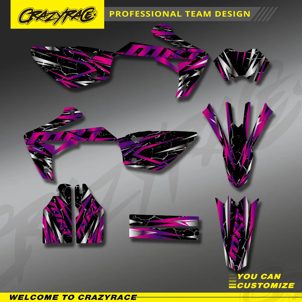 

Motocross Team Graphics Background Decal Kits Sticker For Rieju MRT 50 2009 2010 2011 2012-2021 Mrt50 Number Custom Decoration