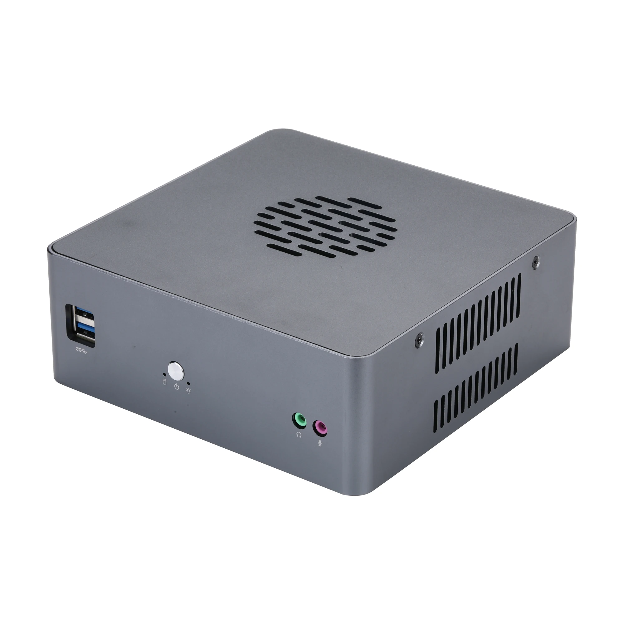 QOTOM Desktop Mini PC Q600 Processor Core i3-8100 i5-8400 - 4 x RS232 2 x LAN Dual Display