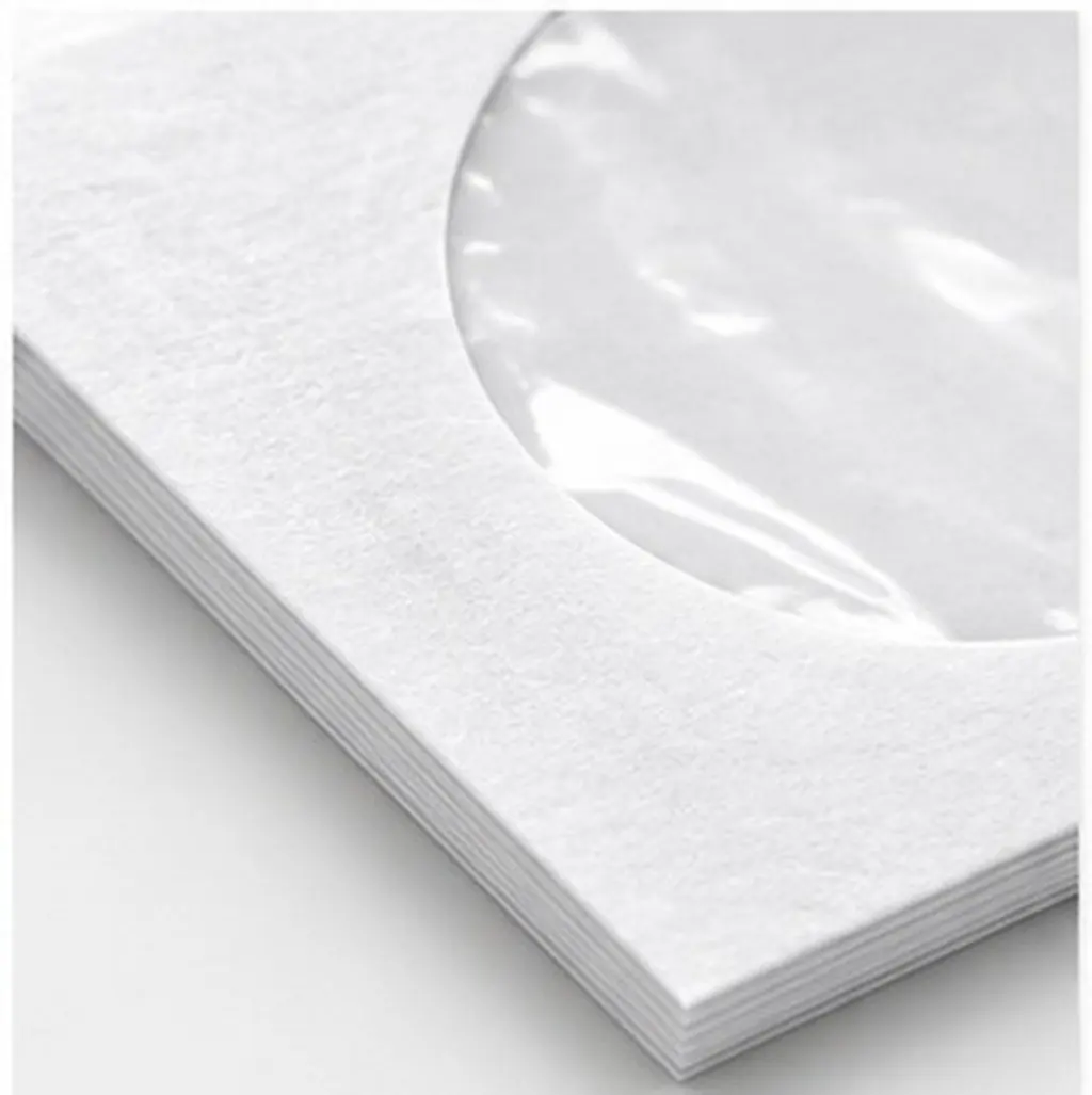 100Pcs Mini Cd Storage Sleeve 3 Inch 8Cm Paper Disc Envelope with Window High Density Scratch Resistant