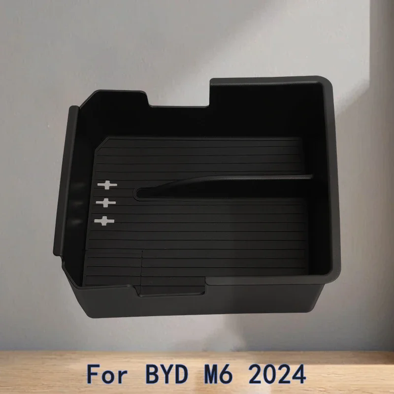 

Armrest Box Storage Box Modification Stowing Tidying Box For BYD M6 2024 Car Internal Accessories