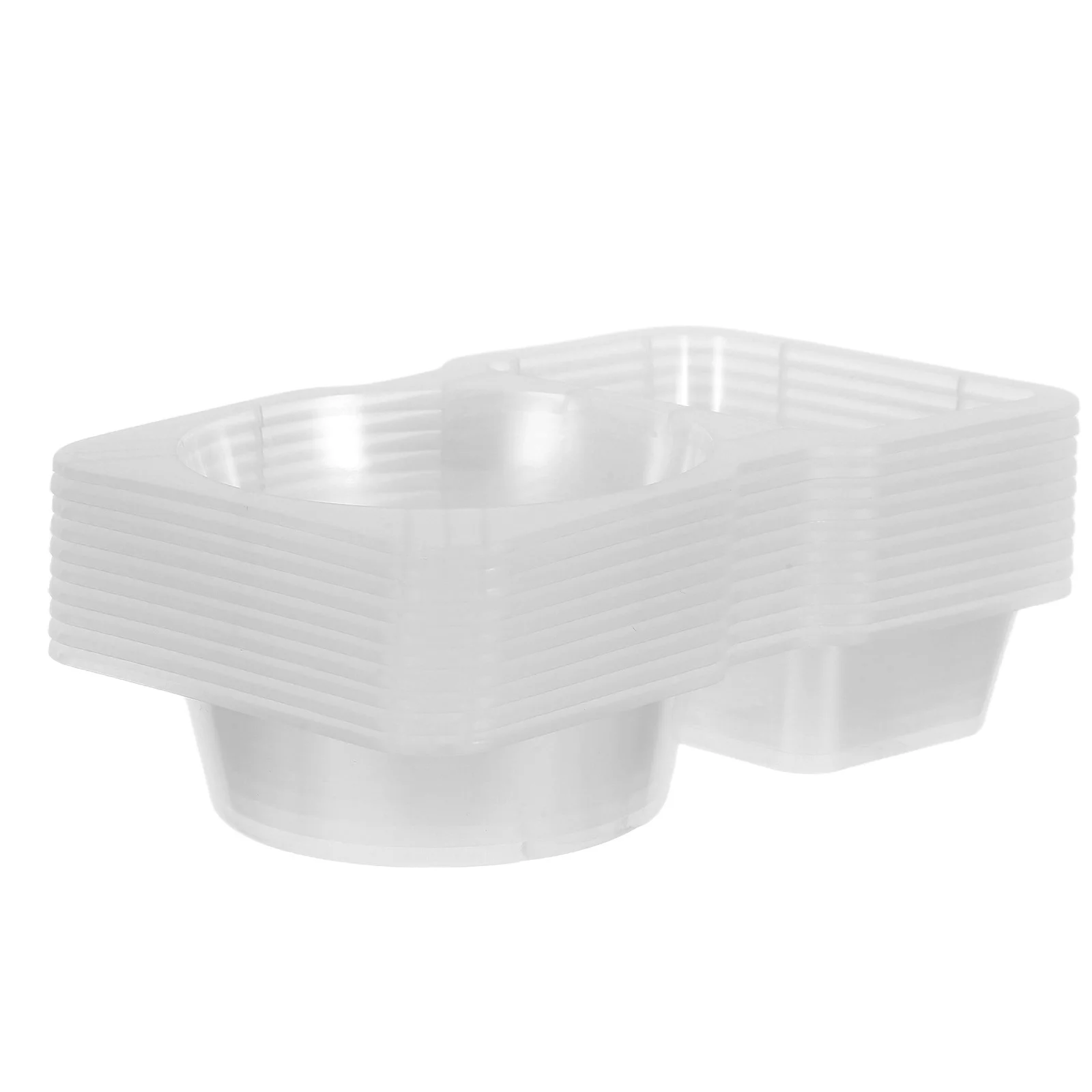 

10Pcs Leak-Proof Portable Sauce Box Multi-Functional Plastic Spice Containers Reusable Condiment Cups for Kitchen Travel Camping