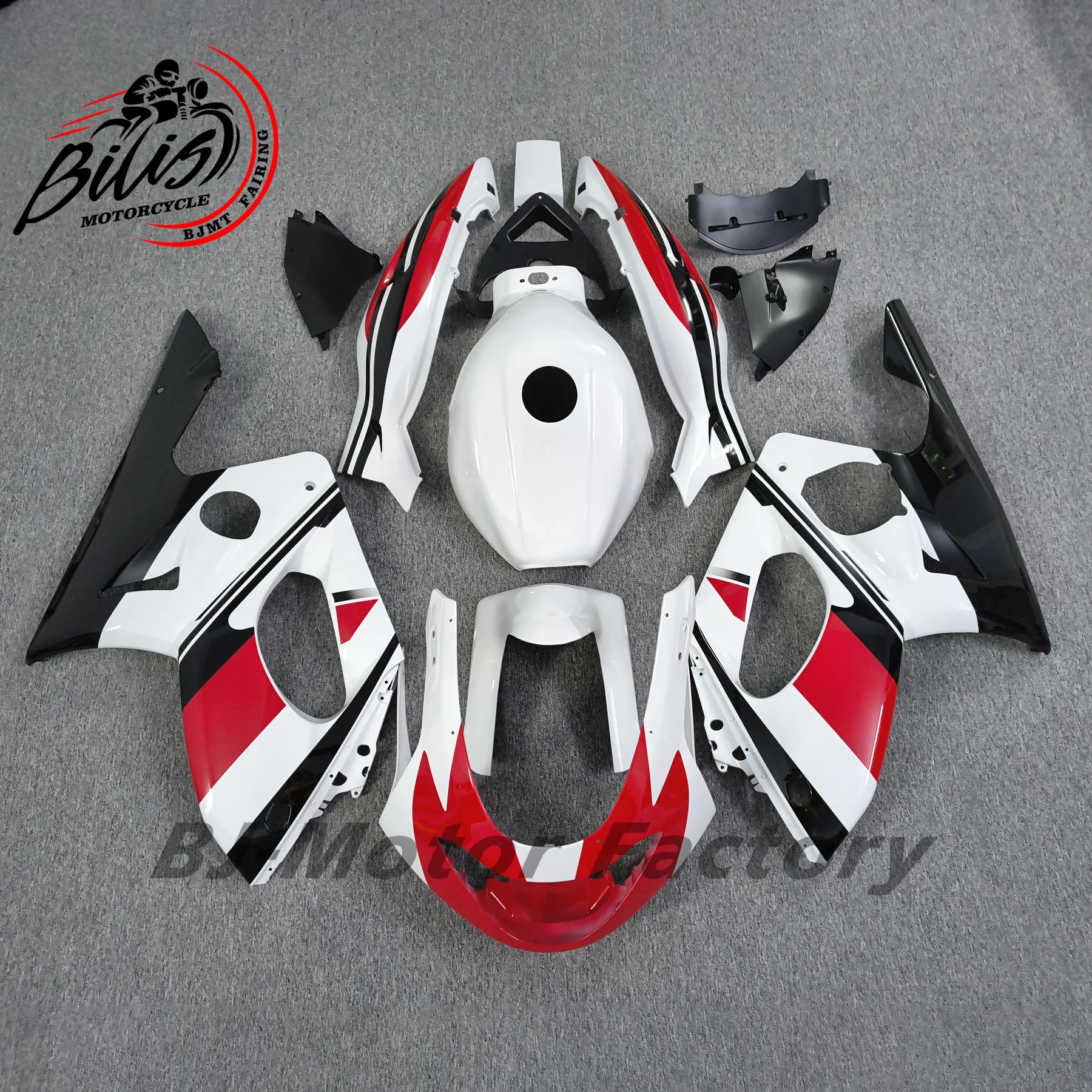 

Wholesale YZF1000R Fairing Kit For Yamaha YZF 1000 Thunderace Fairing 97-07 Black red Motorbike Fairing