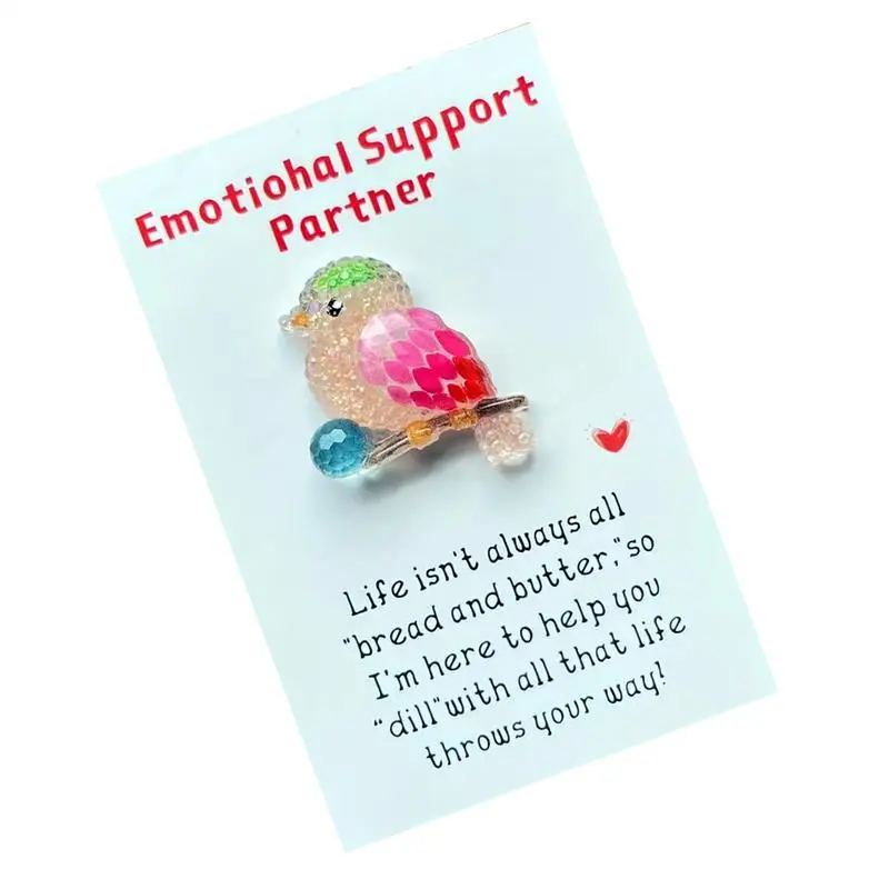 Emotional Hug Card Funny Emotional Support Pocket Hug Cards Express Love And Encouragement Women Men Positive Hug Cards For