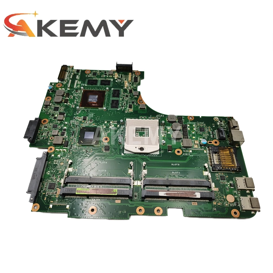 Imagem -06 - Mainboard para Asus N53s N53sv N53sn N53sm Notebook Motherboard Gt540 Gt550m Slots Suportam i7 Cpu 90r-n1qmb1300y N53sv Rev.2.2