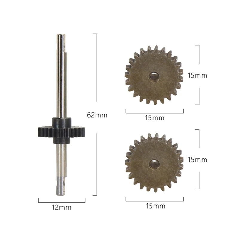 Metal Gearbox Transmission Gear Set For MN78 1/12 RC Car Upgrade Parts Accessories