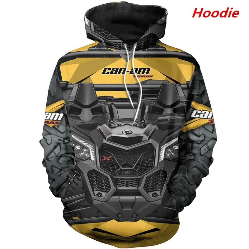 Nieuwe Mode Hoodie Kan Am Off Road 3D Volledig Gedrukt Herfst Zip Hoodie Unisex Harajuku Casual Straat Sweatshirt Sportkleding HY045