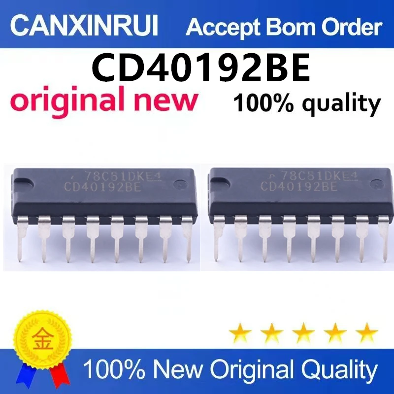 （5pcs10pcs）Brand new original CD40192BE CD40192 direct insertion DIP-16 counter/divider