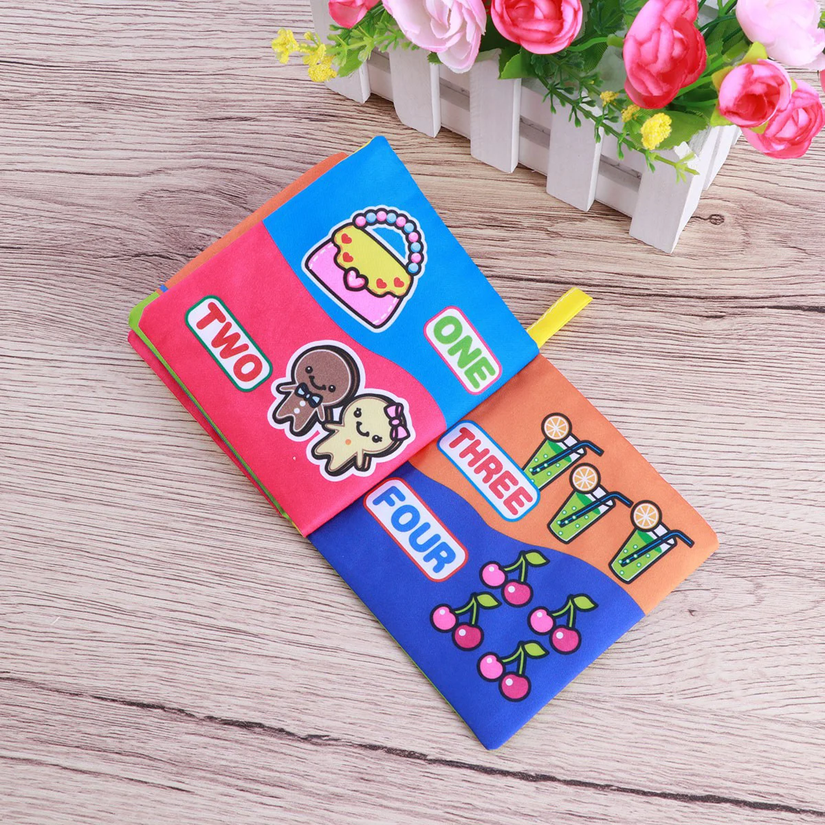 Baby Cloth Books Baby First Book Cloth Book Early learning Educational Toys (Number) cloth book for baby