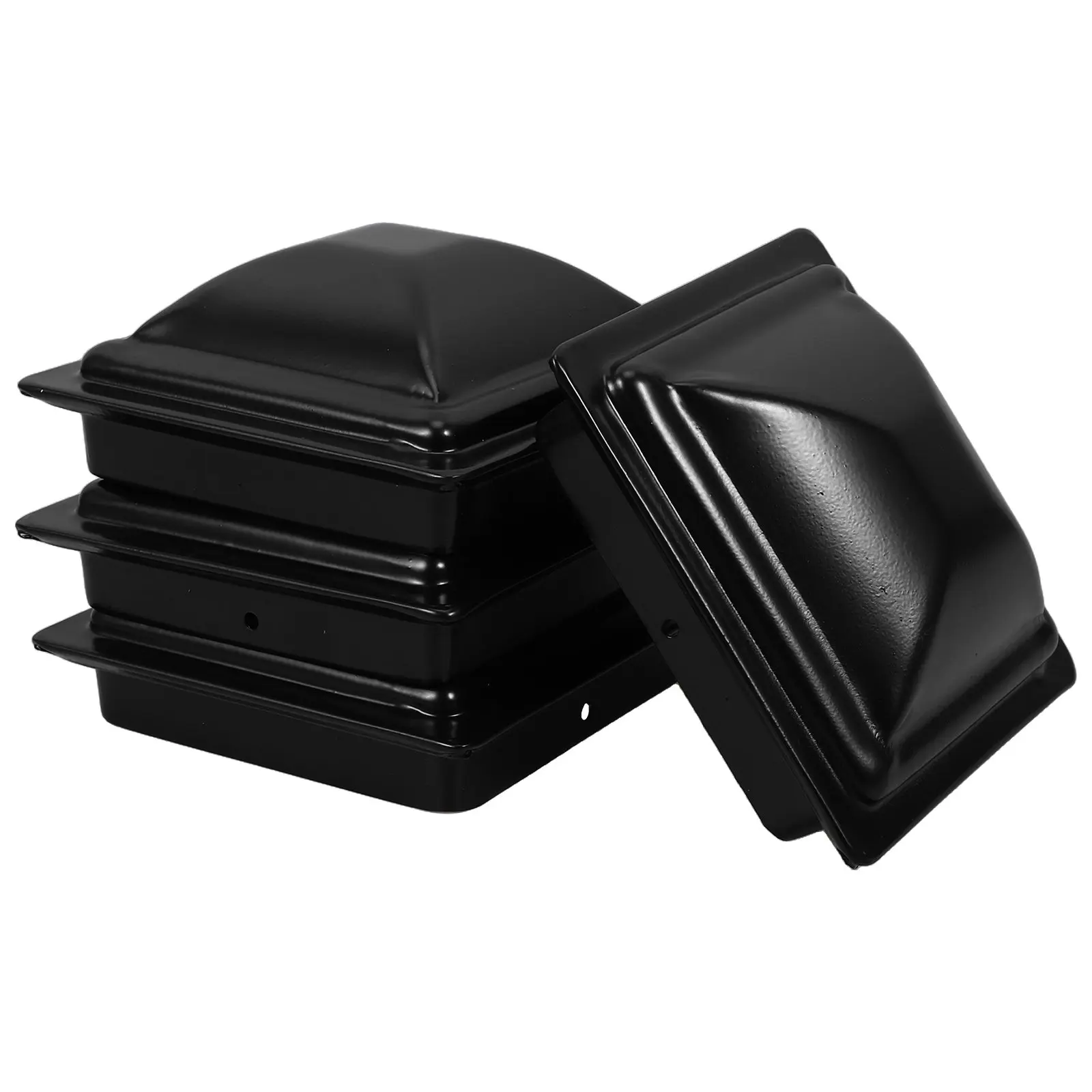 Mailbox Outdoor Halloween Christmas Black Post Cap Decorative Outdoor Fence Cap Post Deck Post Caps Decorative Fencing Outdoor